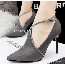 2016 Europa Sexy Stiletto, Tacones altos Zapatos de mujer Hueco Bombas de boca profunda, Dames Suede Shoes 2016 Europa Sexy Stiletto, Tacones altos Zapatos de mujer Hueco Bombas de boca profunda, Dames Suede Shoes